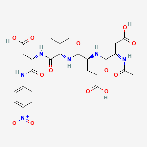 molecular formula C26H34N6O13 B1664319 Ac-DEVD-pNA CAS No. 189950-66-1