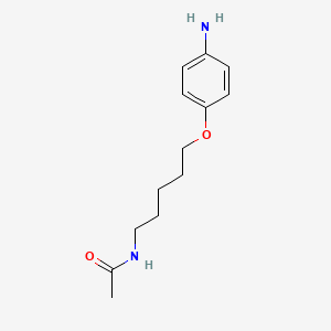molecular formula C13H20N2O2 B1664322 N-[5-(4-aminophenoxy)pentyl]acetamide CAS No. 100800-28-0