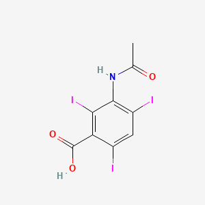 molecular formula C9H6I3NO3 B1664332 乙三酸 CAS No. 85-36-9