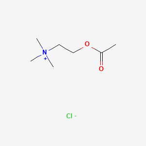 molecular formula C7H16ClNO2 B1664340 Acetylcholine chloride CAS No. 60-31-1