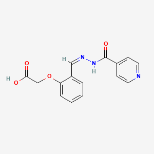 molecular formula C15H13N3O4 B1664348 Aconiazide CAS No. 13410-86-1
