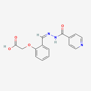 molecular formula C15H13N3O4 B1664348 苯氧甲醛 CAS No. 13410-86-1