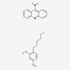 molecular formula C25H28N2O2 B1664352 Acrisorcin CAS No. 7527-91-5