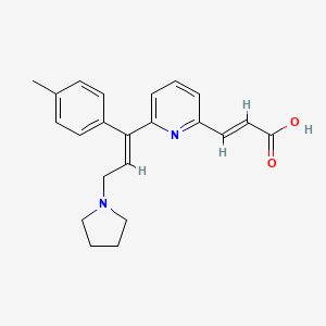 molecular formula C22H24N2O2 B1664353 Acrivastine CAS No. 87848-99-5