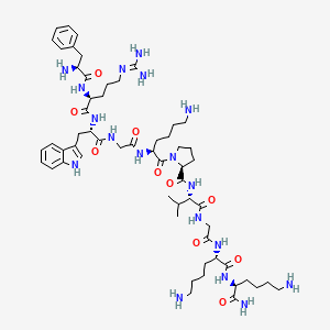molecular formula C58H92N18O10 B1664361 促肾上腺皮质激素 (7-16)NH2 CAS No. 57241-86-8