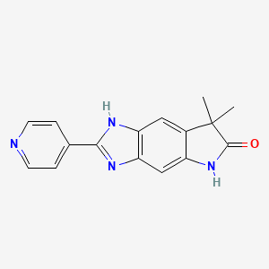 molecular formula C16H14N4O B1664373 Adibendan CAS No. 100510-33-6