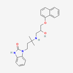 molecular formula C25H29N3O3 B1664374 阿迪莫洛尔 CAS No. 78459-19-5