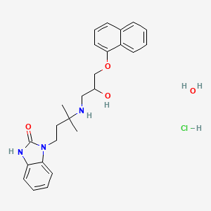 molecular formula C25H32ClN3O4 B1664375 阿地莫洛盐酸盐水合物 CAS No. 83487-83-6