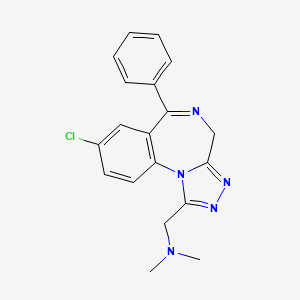 molecular formula C19H18ClN5 B1664376 阿地那唑 CAS No. 37115-32-5