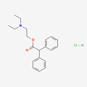 molecular formula C20H25NO2 B1664379 Adiphenine CAS No. 50-42-0
