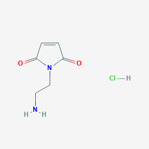 molecular formula C6H9ClN2O2 B166438 2-Maleimidoethylamine hydrochloride CAS No. 134272-64-3
