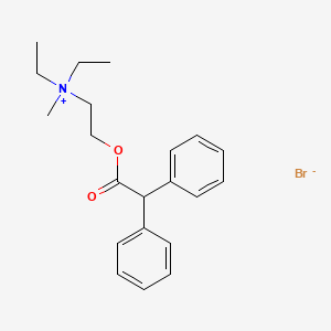 molecular formula C21H28BrNO2 B1664380 阿地芬甲基溴化物 CAS No. 6113-04-8