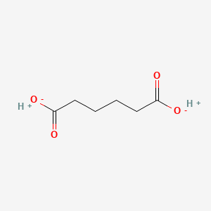 molecular formula C6H10O4<br>C6H10O4<br>HOOC(CH2)4COOH B1664381 Adipic acid CAS No. 124-04-9