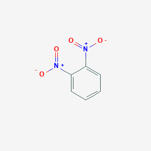 molecular formula C6H4(NO2)2<br>C6H4N2O4<br>C6H4N2O4 B166439 1,2-二硝基苯 CAS No. 528-29-0