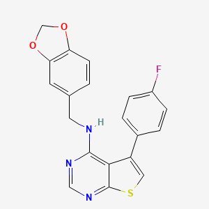 molecular formula C20H14FN3O2S B1664390 AEM1 