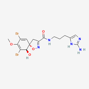 molecular formula C16H19Br2N5O4 B1664393 Aerophobin 2 CAS No. 87075-23-8