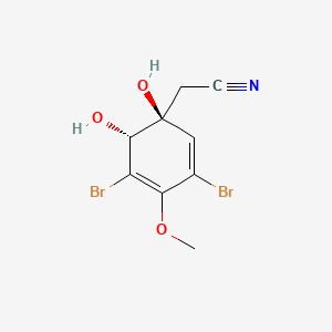 molecular formula C6H9Br2NO3 B1664394 Aeroplysinin I CAS No. 28656-91-9