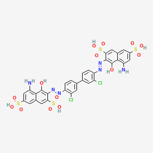 molecular formula C32H22Cl2N6O14S4 B1664408 Afridol Blue CAS No. 3627-06-3