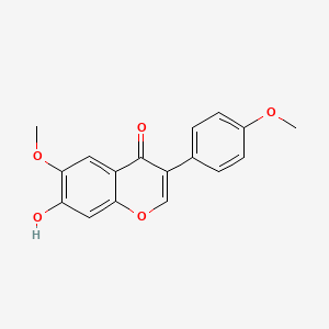 molecular formula C17H14O5 B1664409 Afrormosine CAS No. 550-79-8