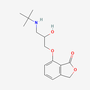 molecular formula C15H21NO4 B1664411 Afurolol CAS No. 65776-67-2