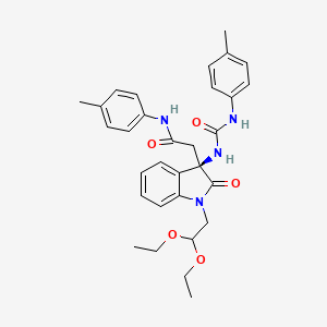 molecular formula C31H36N4O5 B1664416 AG-041R CAS No. 159883-95-1