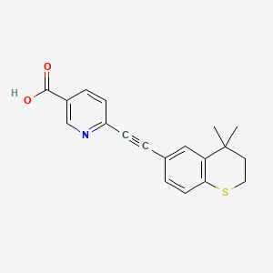 molecular formula C19H17NO2S B1664432 Tazarotenic acid CAS No. 118292-41-4