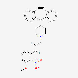 molecular formula C30H28N2O3 B1664436 AH-1058 free base CAS No. 300347-11-9