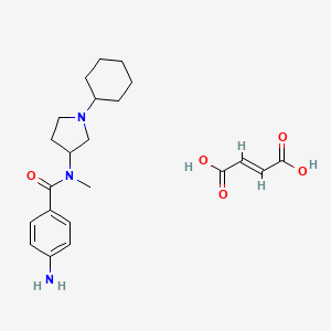 molecular formula C22H31N3O5 B1664449 Votracon CAS No. 102585-97-7
