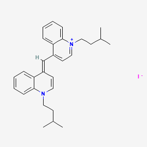 molecular formula C29H35IN2 B1664457 (E)-Cyanine 3.5 chloride CAS No. 523-42-2