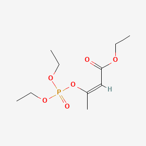 B1664460 Diethyl phosphate 3-hydroxycrotonic acid, ethyl ester CAS No. 5675-57-0