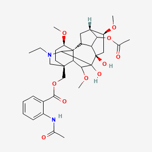 molecular formula C35H48N2O10 B1664467 Ajadine CAS No. 58480-81-2