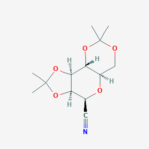 (1R,2R,6R,7S,9R)-4,4,12,12-Tetramethyl-3,5,8,11,13-pentaoxatricyclo[7.4.0.02,6]tridecane-7-carbonitrile