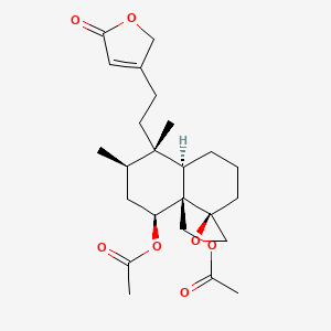 molecular formula C24H34O7 B1664473 Ajugarin I CAS No. 62640-05-5