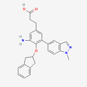 molecular formula C26H25N3O3 B1664475 Ak-106 CAS No. 590416-75-4