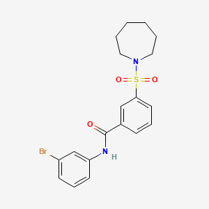 molecular formula C19H21BrN2O3S B1664481 AK-7 CAS No. 420831-40-9