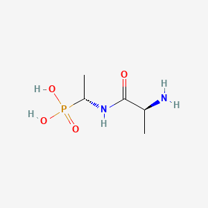 molecular formula C5H13N2O4P B1664488 Alafosfalin CAS No. 60668-24-8