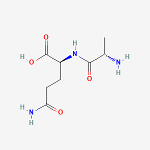 molecular formula C8H15N3O4 B1664493 L-Alanyl-L-Glutamine CAS No. 39537-23-0