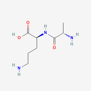 molecular formula C8H17N3O3 B1664495 丙氨酰鸟氨酸 CAS No. 643755-41-3