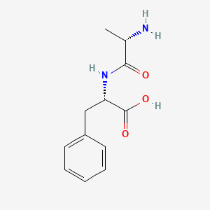 molecular formula C12H16N2O3 B1664496 Alanylphenylalanine CAS No. 3061-90-3