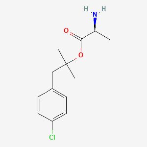 molecular formula C13H18ClNO2 B1664499 阿拉普罗克拉特，(S)- CAS No. 66171-75-3