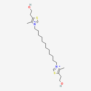 molecular formula C24H42N2O2S2+2 B1664500 Albitiazolium CAS No. 753439-46-2