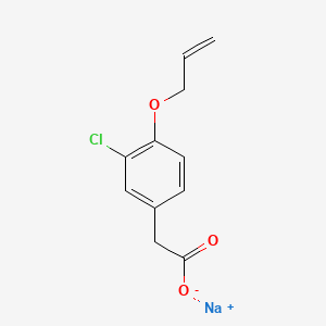 molecular formula C11H10ClNaO3 B1664501 Alclofenac sodium CAS No. 24049-18-1