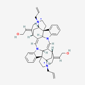molecular formula C44H50N4O2+2 B1664504 阿库罗尼 CAS No. 23214-96-2