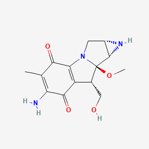 molecular formula C14H17N3O4 B1664511 Decarbamoylmitomycin C CAS No. 26909-37-5