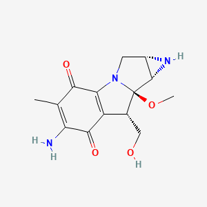 molecular formula C14H17N3O4 B1664511 10-Decarbamoylmitomycin C CAS No. 26909-37-5