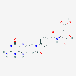 molecular formula C20H21N7O7 B1664512 10-甲酰二氢叶酸 CAS No. 28459-40-7