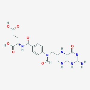 molecular formula C20H23N7O7 B1664515 10-Formyltetrahydrofolic acid CAS No. 2800-34-2