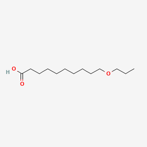 molecular formula C13H26O3 B1664519 10-Propoxydecanoic acid CAS No. 119290-00-5