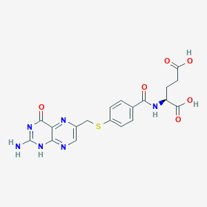 molecular formula C19H18N6O6S B1664520 10-Thiofolic acid CAS No. 54931-98-5