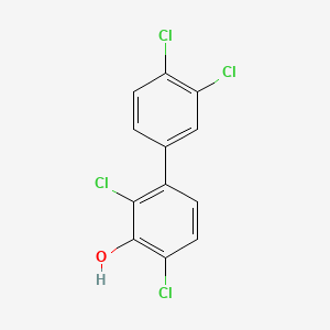 molecular formula C12H6Cl4O B1664526 (1,1'-Biphenyl)-3-OL, 2,3',4,4'-tetrachloro- CAS No. 51109-11-6